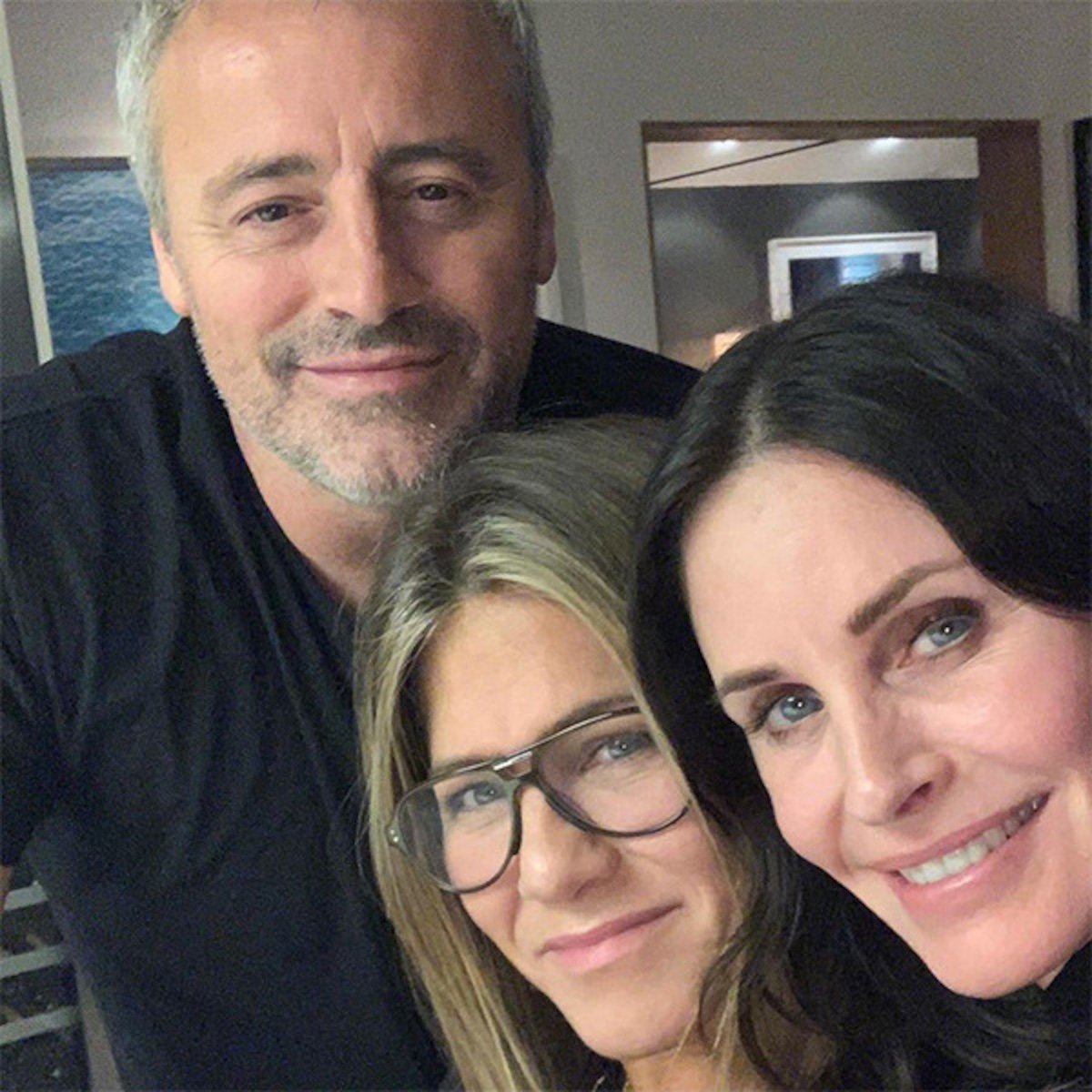 Jennifer Aniston Courteney Cox Matt Leblanc Share